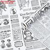 Бумага силиконизированная "Газета", 0,38 х 5 м, фото 2