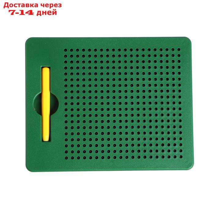 Планшет магнитный для рисования, 380 отверстий, цвет зелёный - фото 5 - id-p207339717