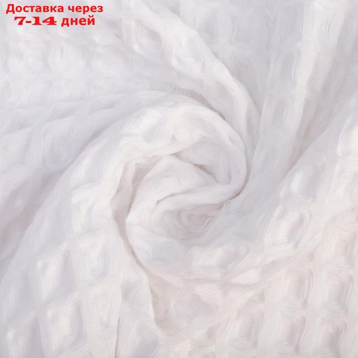 Халат вафельный детский Крошка Я "Boho" р.30 (98-104 см), цв. белый, 100%хл, 290 г/м2 - фото 9 - id-p207339759