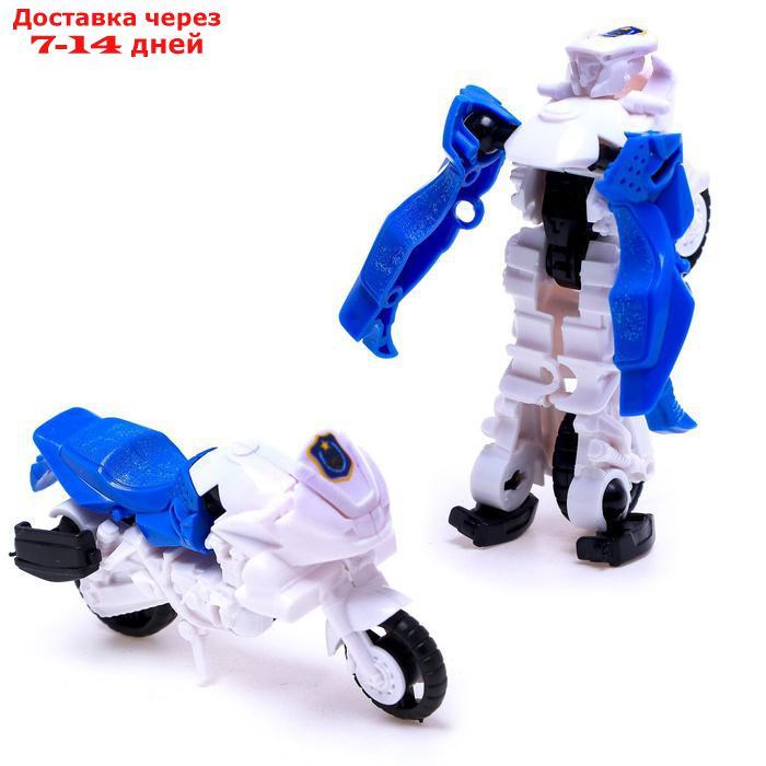 Набор роботов "Полицейский отряд", 5 трансформеров, собираются в 1 робота - фото 8 - id-p207338831