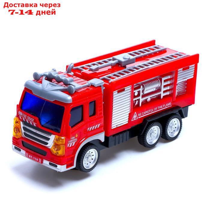 Машина "Пожарная служба", работает от батареек, свет и звук, МИКС - фото 6 - id-p207337854