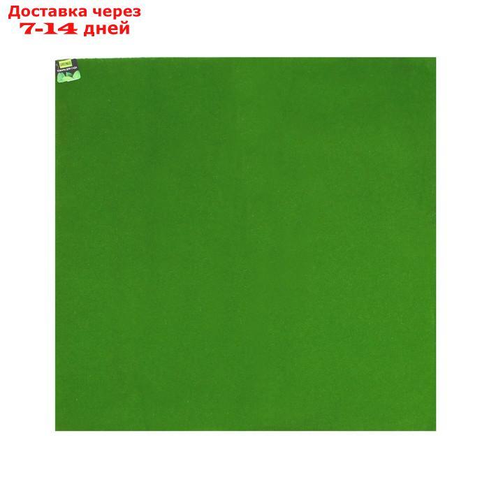 Мох искусственный, декоративный, полотно 1 × 1 м, зелёный - фото 5 - id-p207336942