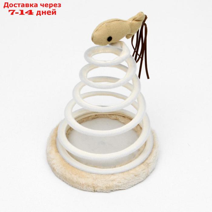 Игрушка-дразнилка для кошек "Шар на спирали" - фото 3 - id-p207336068