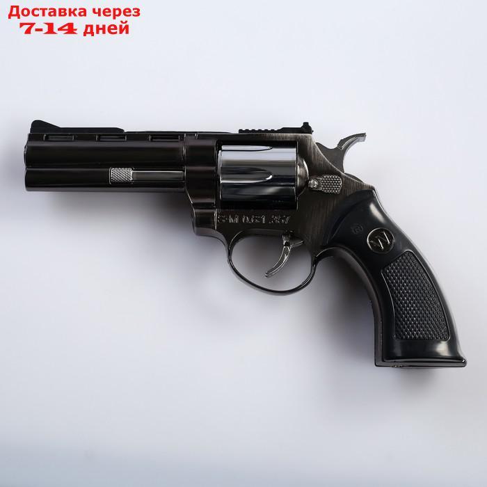 Зажигалка газовая "Пистолет", в кобуре, пьезо - фото 1 - id-p207340990