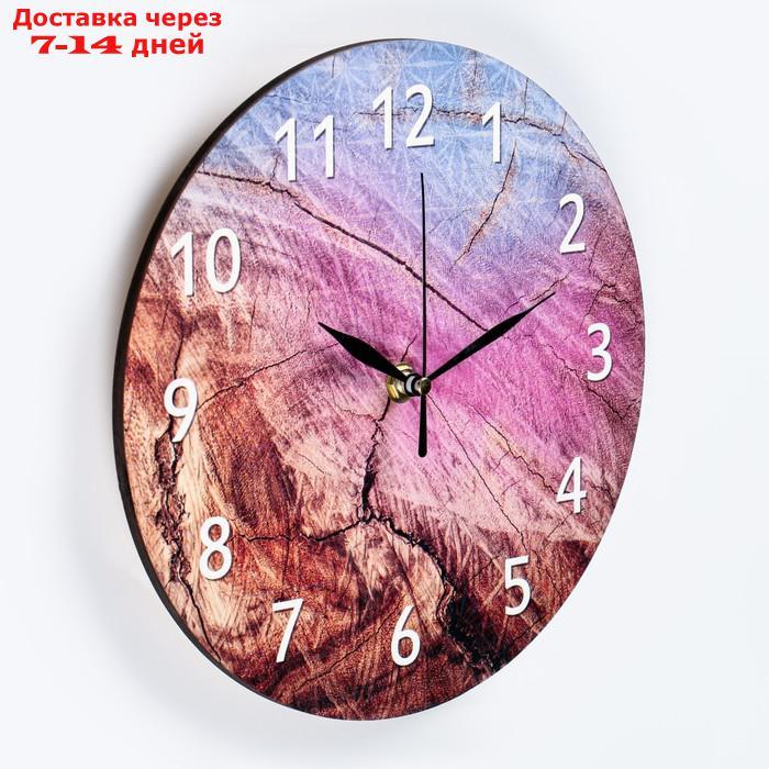 Часы настенные "Горная порода", плавный ход, 23.5 х 23.5 см - фото 2 - id-p207339999