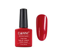 Гель-лак (шеллак) Canni №105 Bright Red 7.3ml