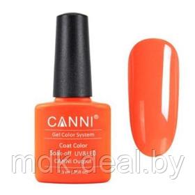 Гель-лак (шеллак) Canni №142 Fluorescent Orange 7.3ml