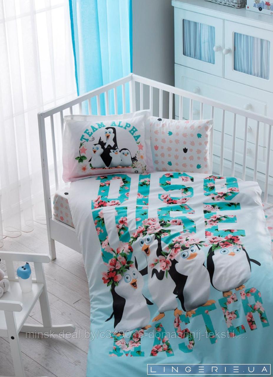 Комплект постельного белья для новорожденных TAC PENGUINS BABY - фото 1 - id-p207384330