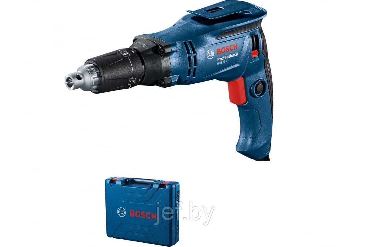 Шуруповерт GTB 650 в чемодане BOSCH 06014A2000