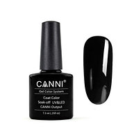 Гель-лак (шеллак) Canni №161 Pure Black 7.3ml