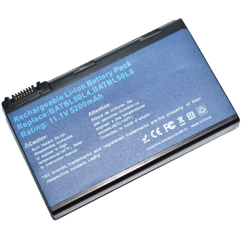 Аккумулятор (батарея) для ноутбука Acer TravelMate 5510 (BATBL50L6) 11.1V 5200mAh