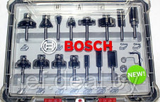 Набор фрез смешанный 6 мм (15шт) BOSCH 2607017471, фото 3