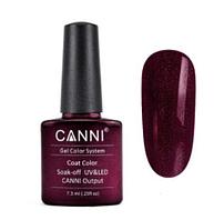 Гель-лак (шеллак) Canni №256 Glitter Dark Red 7.3ml