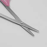 Ножницы маникюрные, загнутые, 9 см, цвет МИКС, фото 2