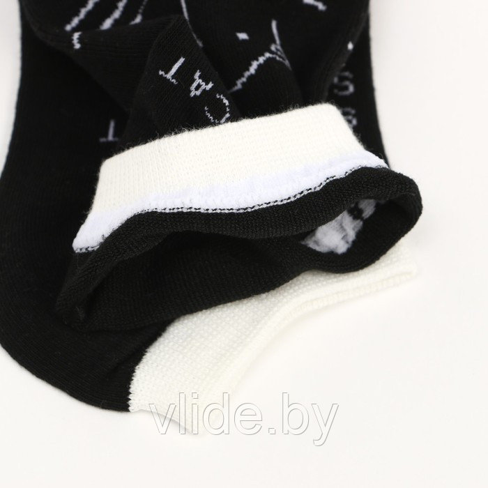 Носки женские, «Кот» цвет чёрный, размер 23-25 (36-40) - фото 3 - id-p141291707