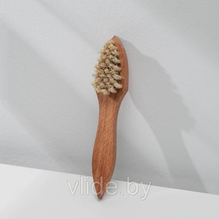 Щетка для нанесения крема 32 пучка, натуральный волос, цвет бежевый - фото 2 - id-p141291724
