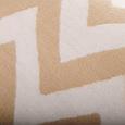 Одеяло детское байковое х/б 140х100 Ермолино ПРЕМИУМ (дымчатый  зигзаги) бежевый, фото 2