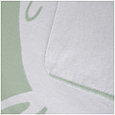 Одеяло детское байковое х/б 140х100 Ермолино ПРЕМИУМ (омела зайка) олива, фото 2