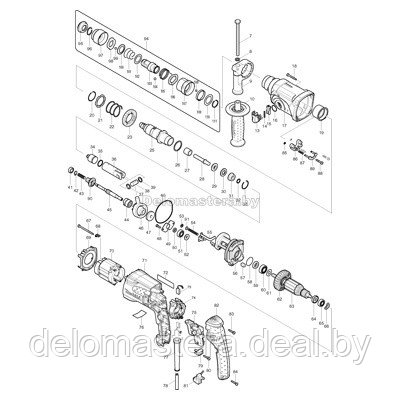 Боек ударный для HR2470FT/HR2811FT(13/1), MAKITA (324796-2) - фото 1 - id-p207394900