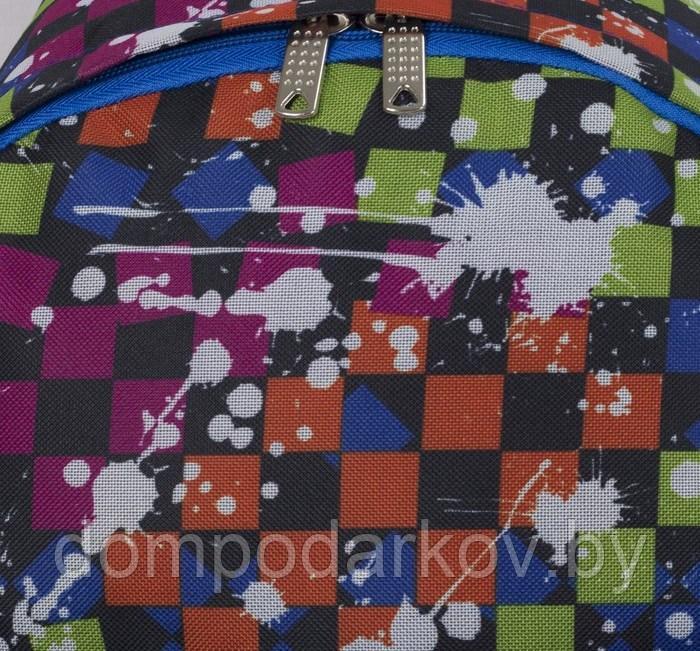 Рюкзак молодёжный, отдел на молнии, наружный карман, цвет разноцветный - фото 3 - id-p105977256
