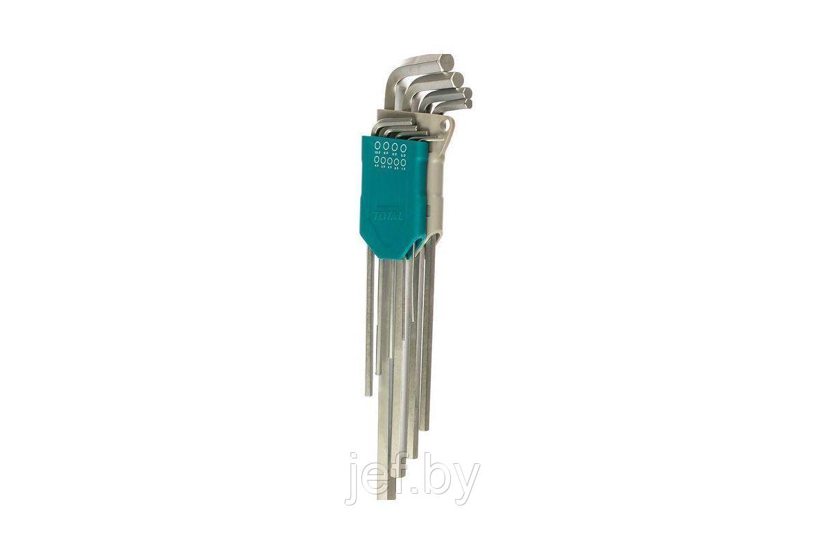 Набор ключей шестигранных 1,5-10 мм длинных (9 шт) TOTAL THT106192 - фото 2 - id-p199697141