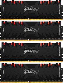 Kingston DRAM 32GB 3600MHz DDR4 CL16 DIMM (Kit of 4) FURY Renegade RGB EAN: 740617322477