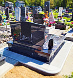 ДВОЙНОЙ КОМПЛЕКС НА МОГИЛУ. ГРАНИТ АМФИБОЛИТ ГРАНАТОВЫЙ., фото 3