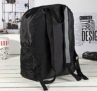 Рюкзак-трансформер на молнии, наружный карман, цвет чёрный, фото 2