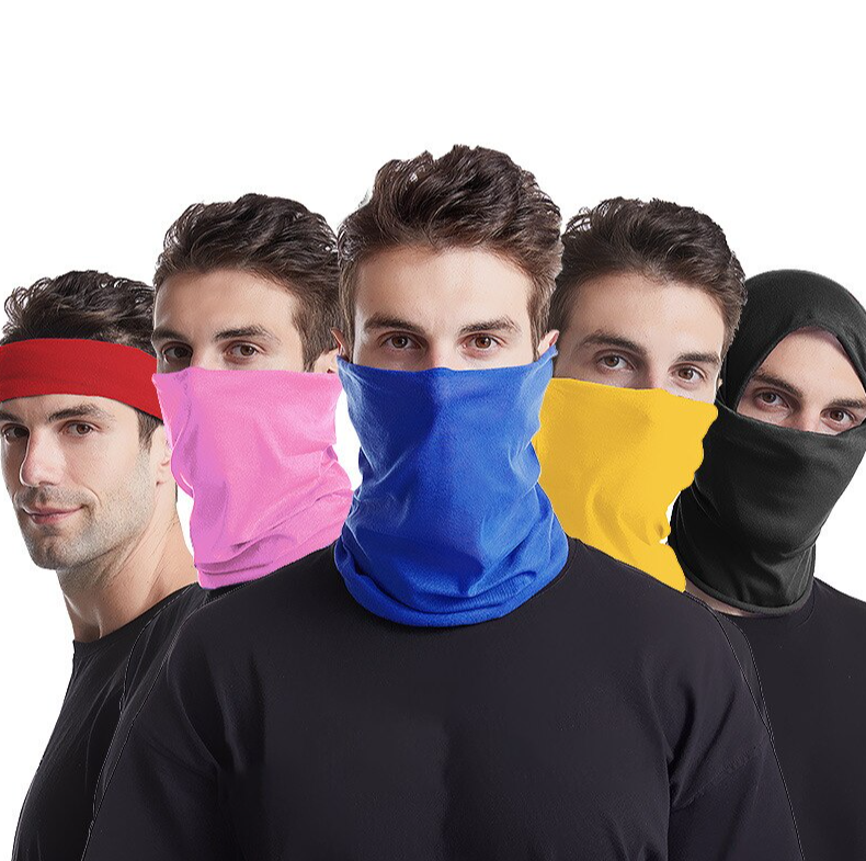 Шарф - труба на лицо Neck Gaiter / Универсальный бафф 16 вариантов ношения / Снуд / Бандана