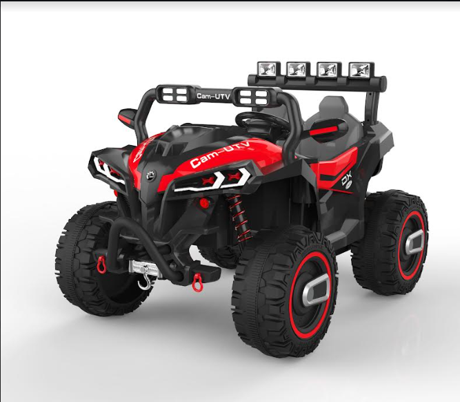 BUGGY GRIZZLY двухместный полный привод 4Х4 (красно-чёрный) - фото 1 - id-p207424783