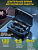 Беспроводные спортивные Bluetooth наушники TWS NEWEST М19 с зарядным кейсом (Powerbank, Bluetooth 5.1, фонарик, фото 6