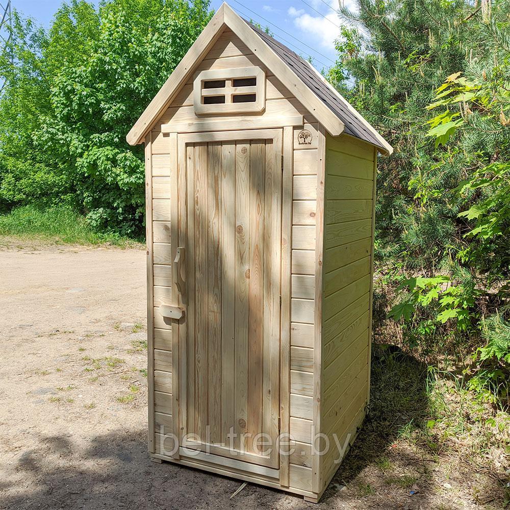 Туалет дачный "Хата" без покраски - фото 1 - id-p176509367
