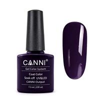 Гель-лак (шеллак) Canni №100 Violet Black 7.3ml