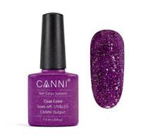 Гель-лак (шеллак) Canni №189 Lilac with Glitter 7.3ml