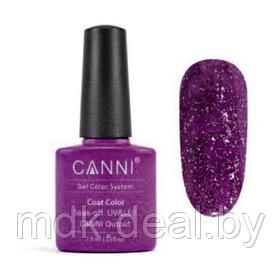 Гель-лак (шеллак) Canni №189  Lilac with Glitter 7.3ml