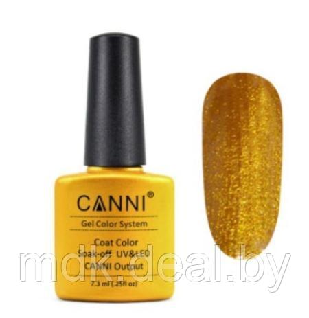 Гель-лак (шеллак) Canni №197 Glittering Gold 7.3ml