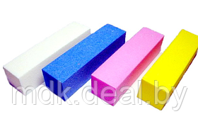 Набор блоков шлифовочных (баффик) абразивность 120 грит (разные цвета) (10 шт)