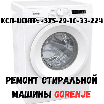 Ремонт стиральной машины Gorenje в Заводском районе Минска, фото 2