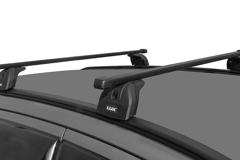 Багажник LUX для Hyundai Tucson III (интегрир. рейлинги), 2016- (прямоугольая дуга) - фото 1 - id-p69112801