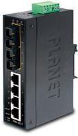 Коммутатор для монтажа в DIN рейку PLANET ISW-621TS15 IP30 Slim Type 4-Port Industrial Ethernet Switch +