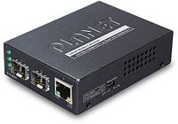 Медиа конвертер PLANET GT-1205A 1-Port 10/100/1000Base-T - 2-Port Gigabit SFP Switch/Redundant Media Converter