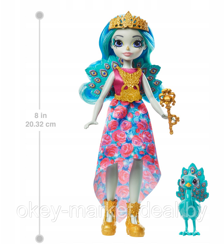 Кукла Mattel Enchantimals Королева Парадайз и Рейнбоу Royal GYJ14 - фото 2 - id-p207438368
