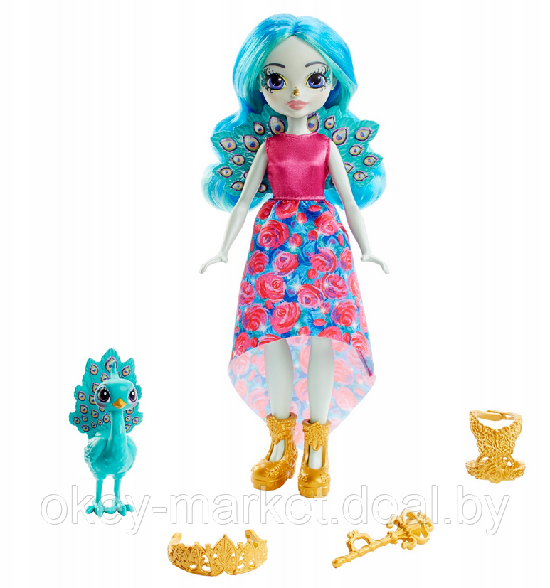 Кукла Mattel Enchantimals Королева Парадайз и Рейнбоу Royal GYJ14 - фото 1 - id-p207438368