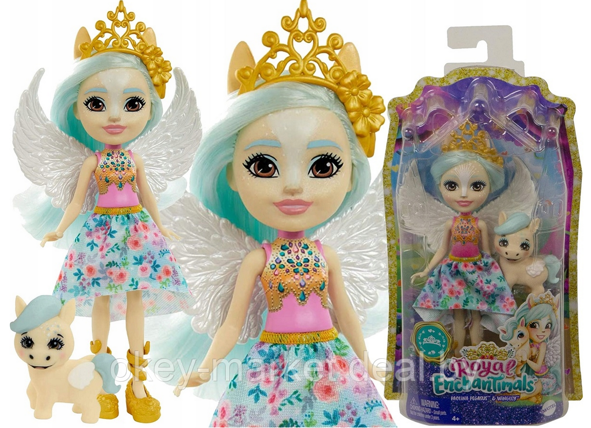 Кукла Mattel Enchantimals Паолина Пегасус и Вингли GYJ03 - фото 6 - id-p207438395