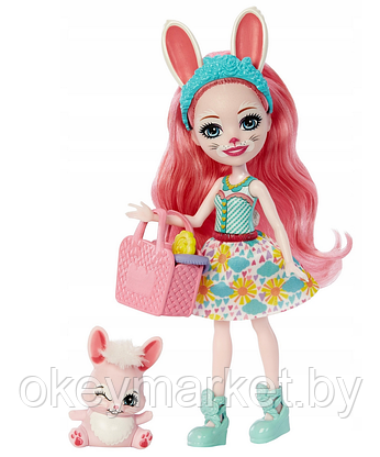 Игровой набор Enchantimals Друзья малыши Кролик Бри и Твист HLK85, фото 3