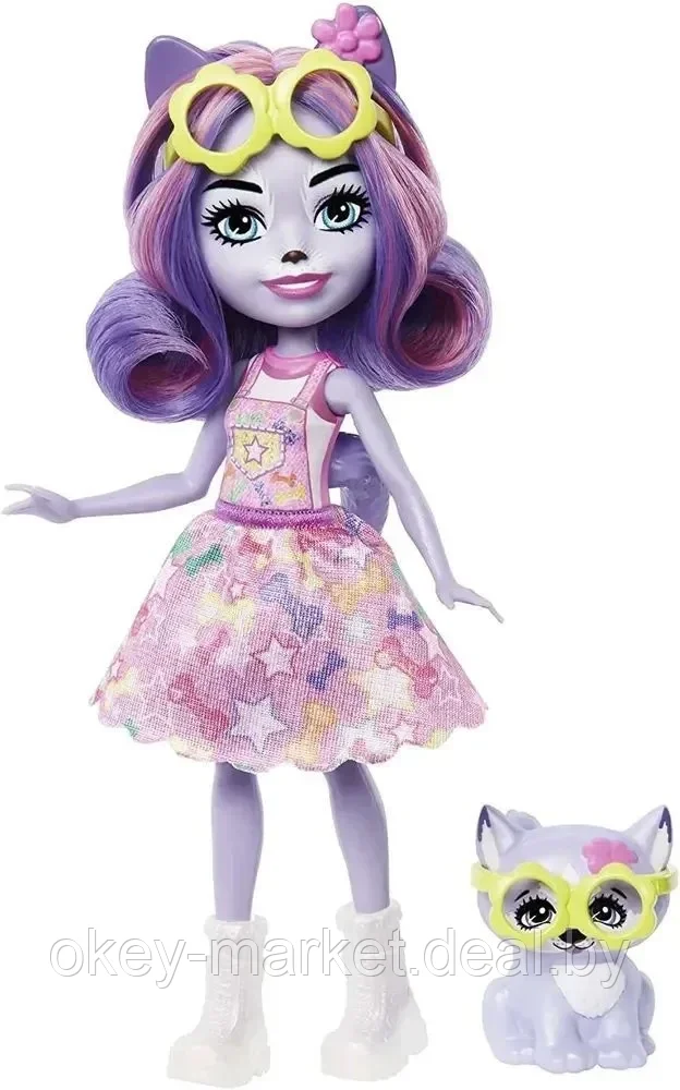 Кукла Mattel Enchantimals City Tails Хэдли Хаски и питомец Следдер HHB90 - фото 4 - id-p207438436