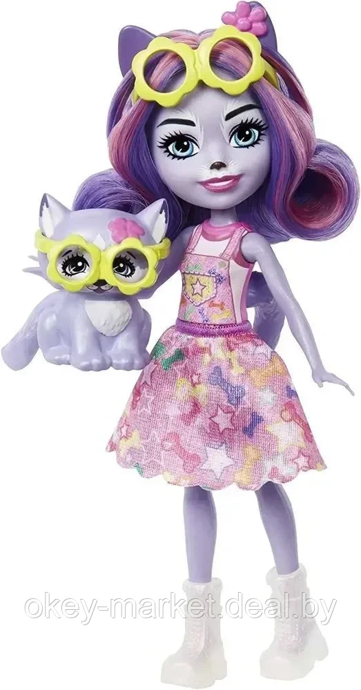 Кукла Mattel Enchantimals City Tails Хэдли Хаски и питомец Следдер HHB90 - фото 9 - id-p207438436