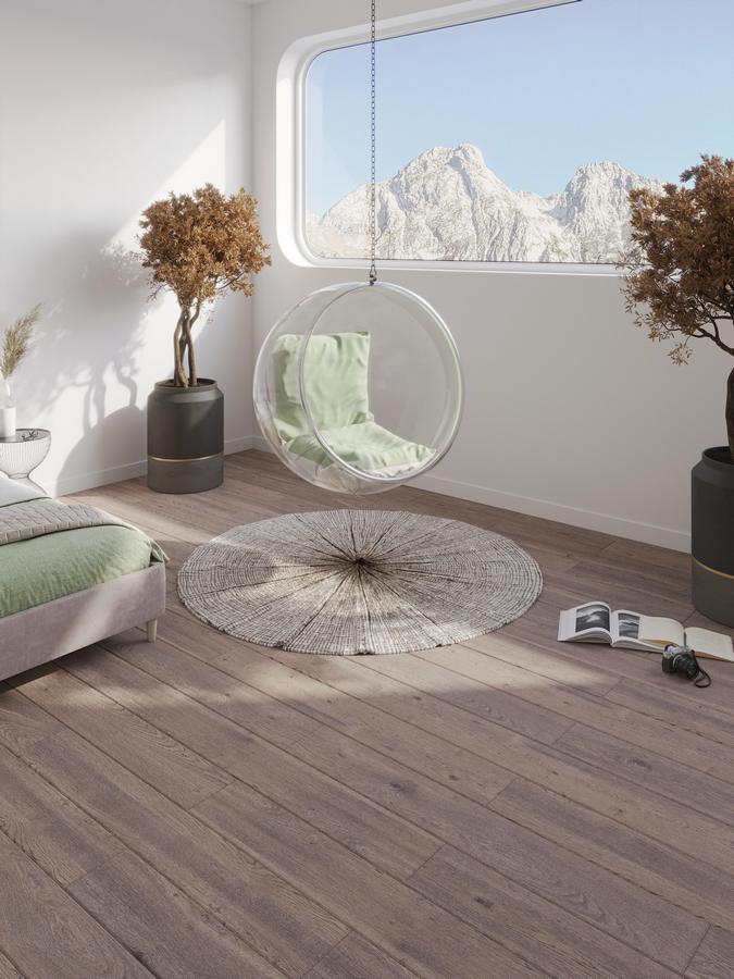 Ламинат Egger Flooring Classic Дуб Кортон чёрный с фаской - фото 2 - id-p68682794