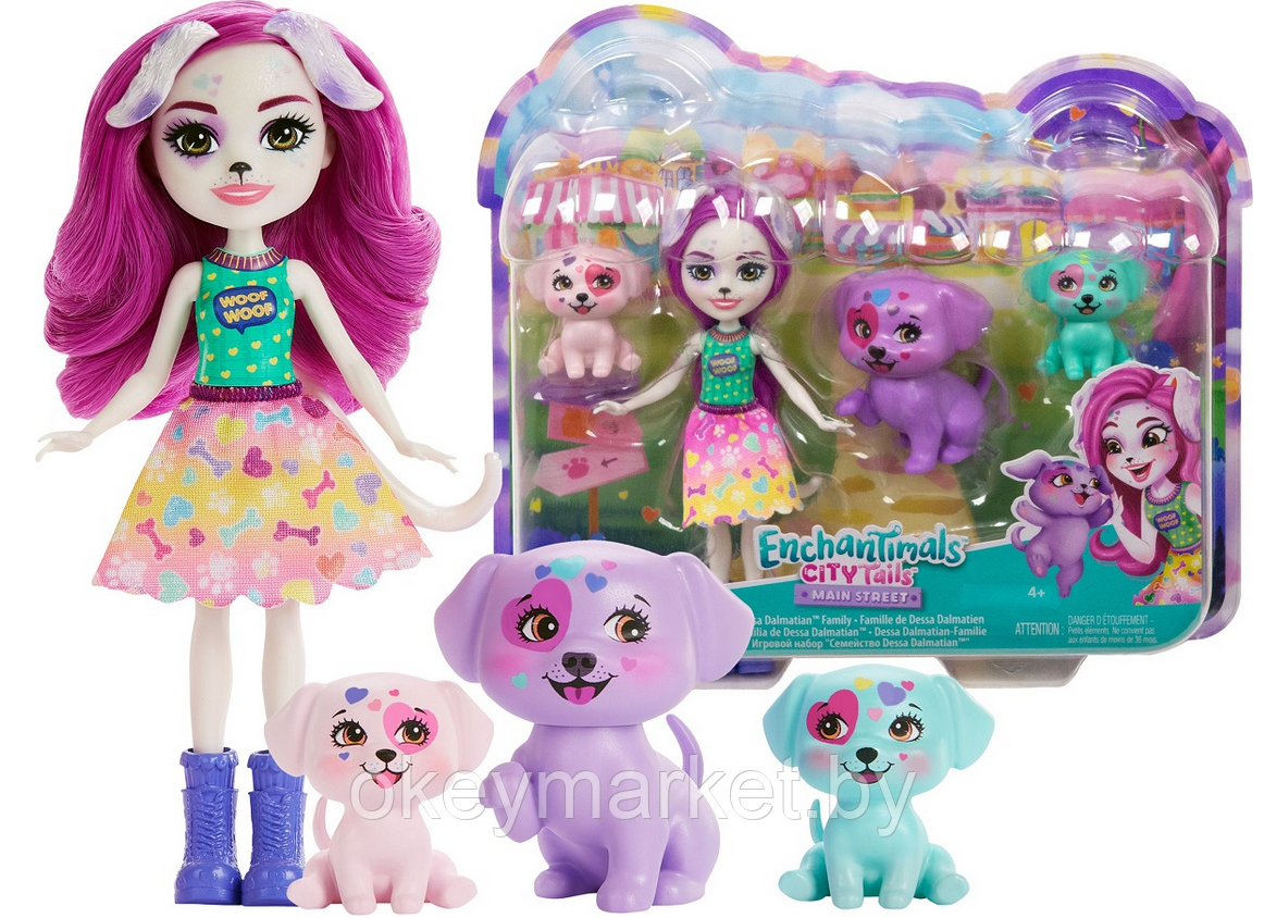 Игровой набор Enchantimals Семья Дессы Далматинец HKN14, фото 2
