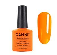 Гель-лак (шеллак) Canni №91 Bright Orange 7.3ml